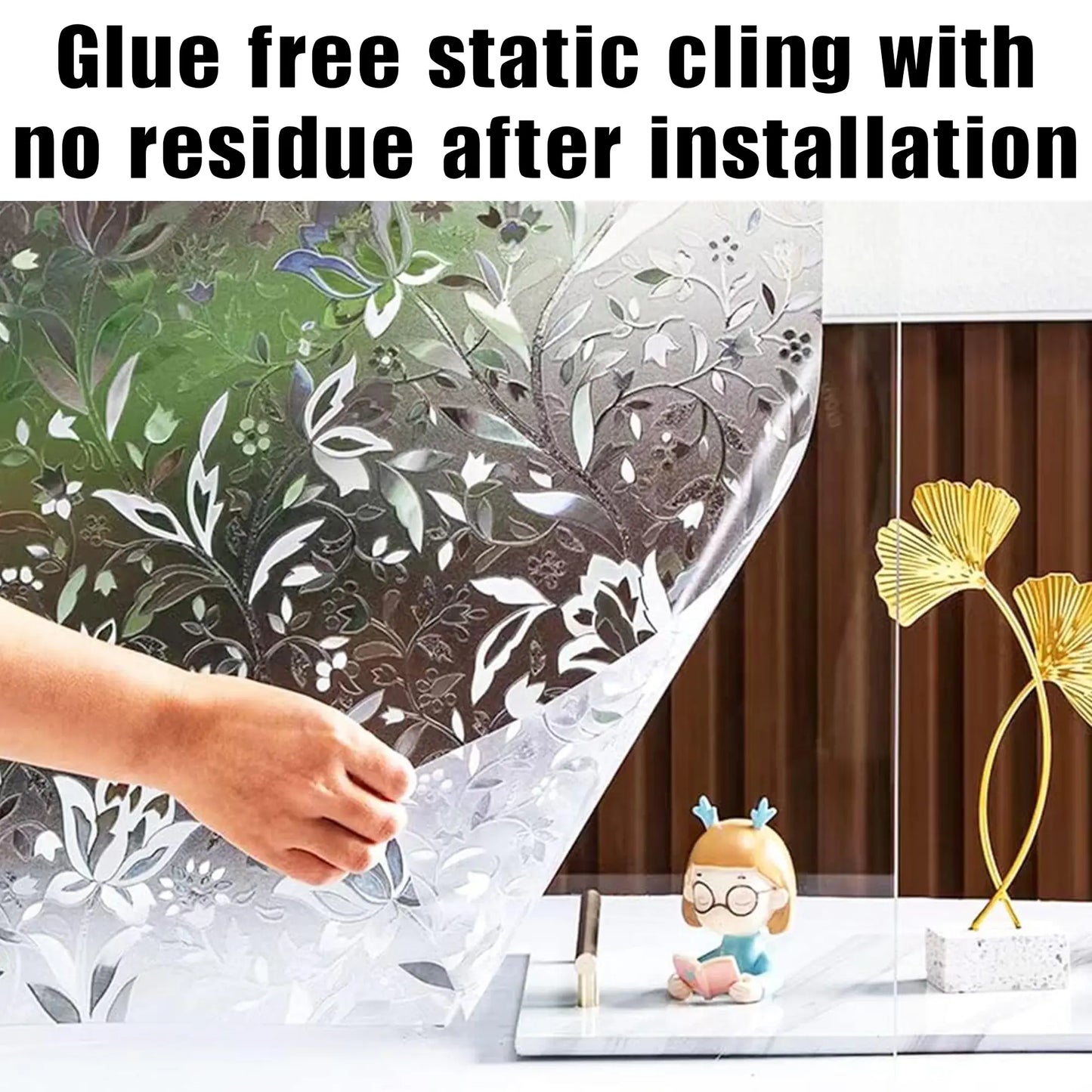 🪟Window Privacy Film – No Glue, No Tools, No Commitment!