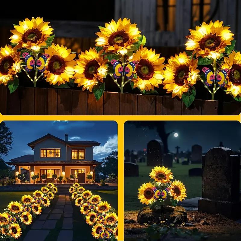 ?Mother's Day Sale 49% OFF- ?Solar LED Sunflower Garden Lights-29.6inch/74cm