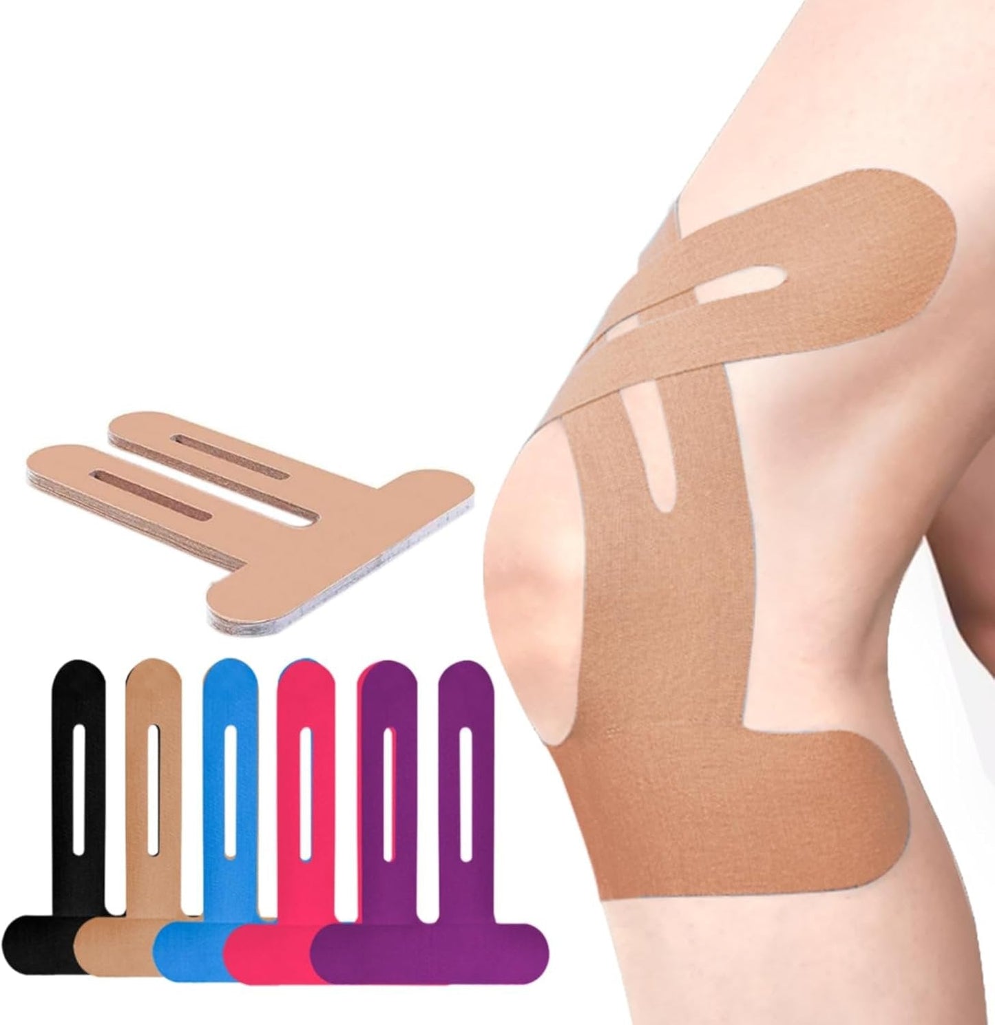 ⚡️Value Pack🏃Buy 5 Get 5 Free🦵10pcs Precut Kinesiology Tape For Knees