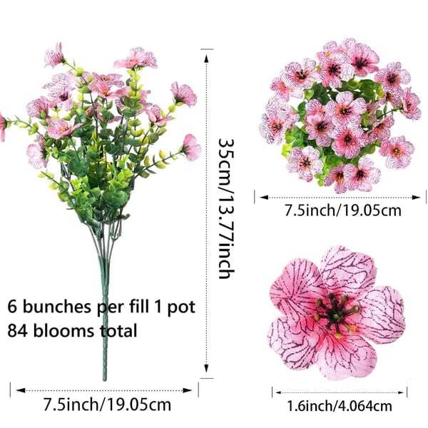 ??Last Day Sale 49% OFF? UV Resistant Colorful Artificial Flower (120 Flowers)
