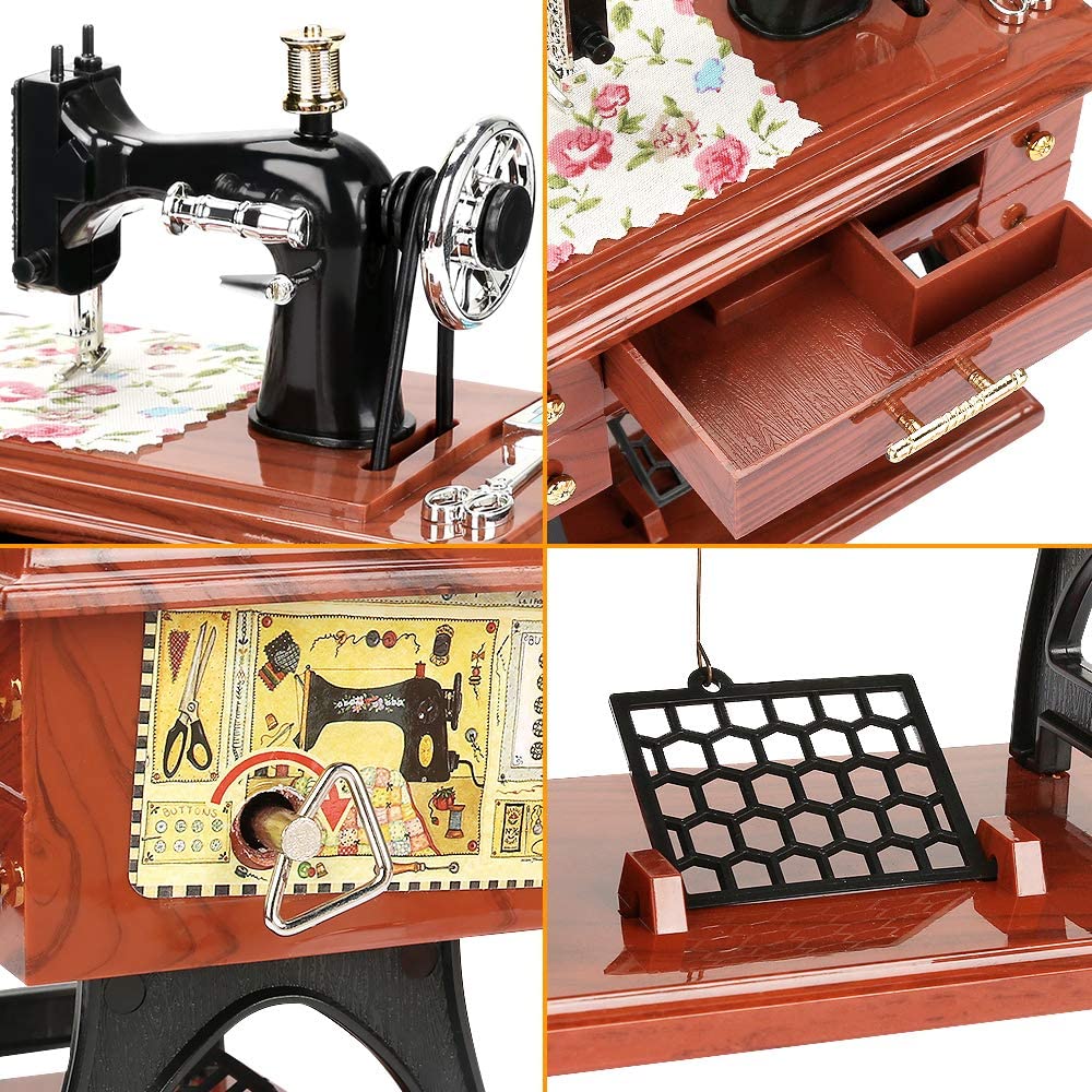 🔥Limited-time discount of 49%🔥Vintage Sewing Machine Design Music Box🎶