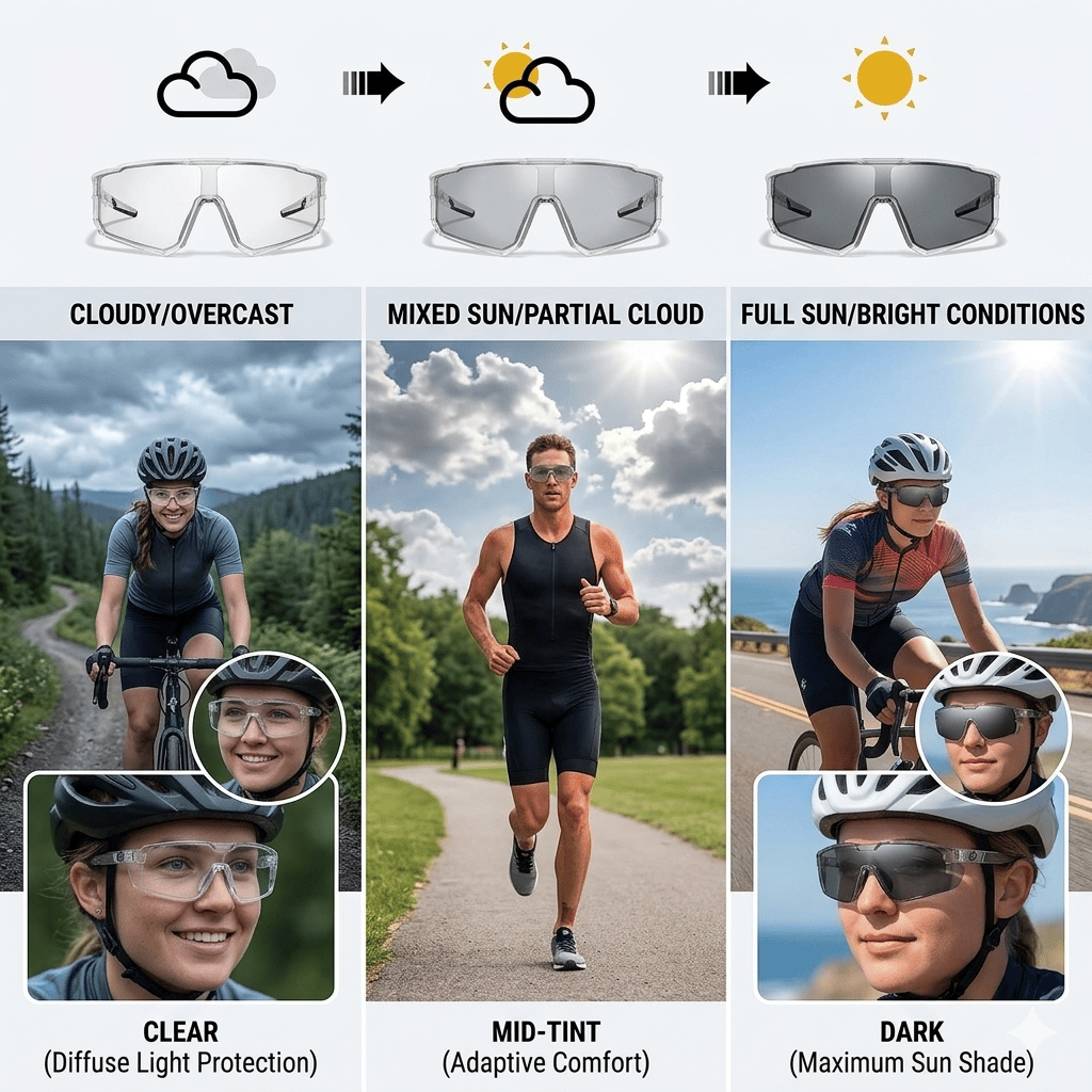 🔥49% OFF This Week Promotions🕶️UV400 Photochromic Polarized Safety Glasses – 🥇Impact Resistant Outdoor Sports & Work Eyewear✨