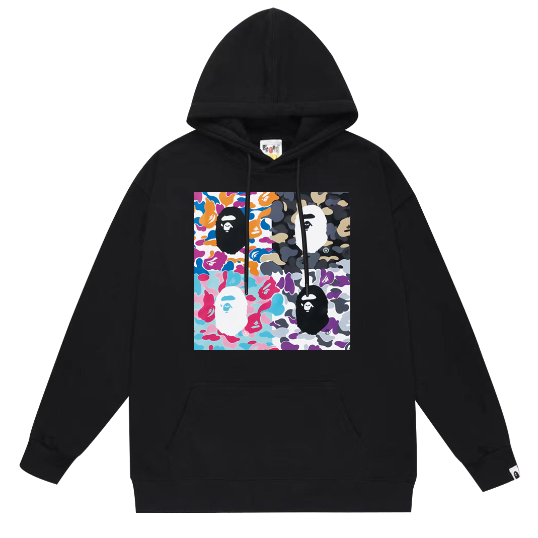 BAPE Classic Head Graphic Hoodies