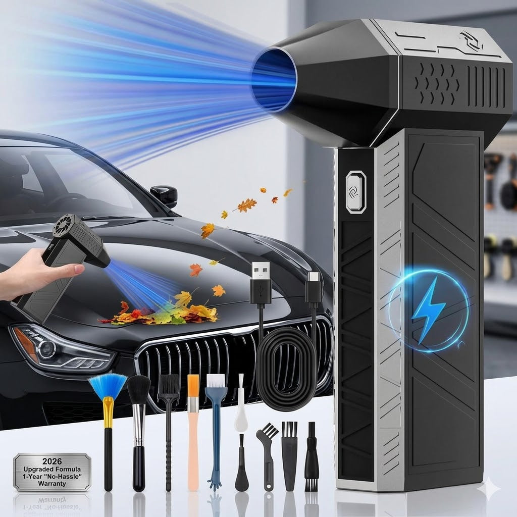 2026 Upgraded Turbo-Pro: 130,000 RPM Violent Jet Fan 🚀