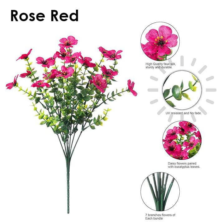 ??Last Day Sale 49% OFF? UV Resistant Colorful Artificial Flower (120 Flowers)