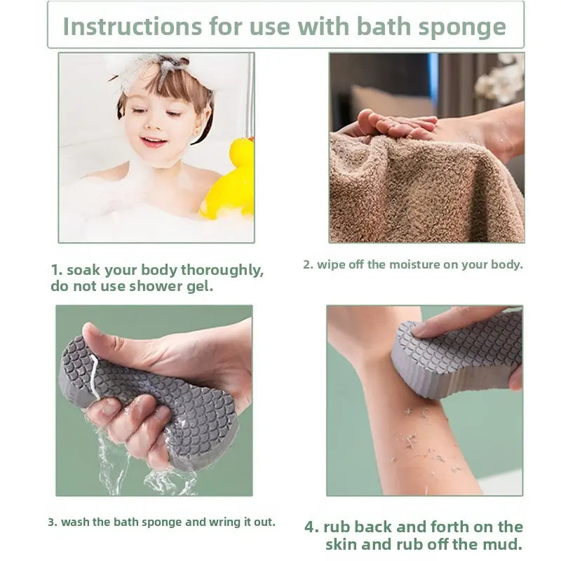 🧽✨3 pcs Magical Exfoliating Bath Sponge