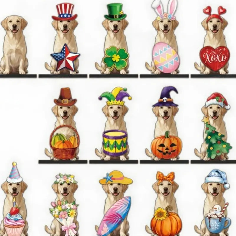 🐾 Let Your Pet "Live" on Your Desk! Customizable Wooden Ornament 🎩