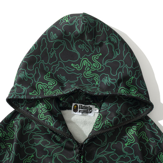 BAPE Shark Snake Zipper Hoodies