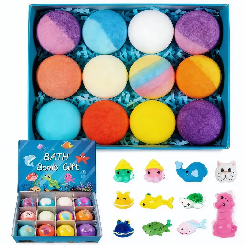 🎁55% OFF This Week Promotions🛁✨Natural Bath Bombs for Kids with Mega Bubbles & Surprise Inside🦄 Same as in the video