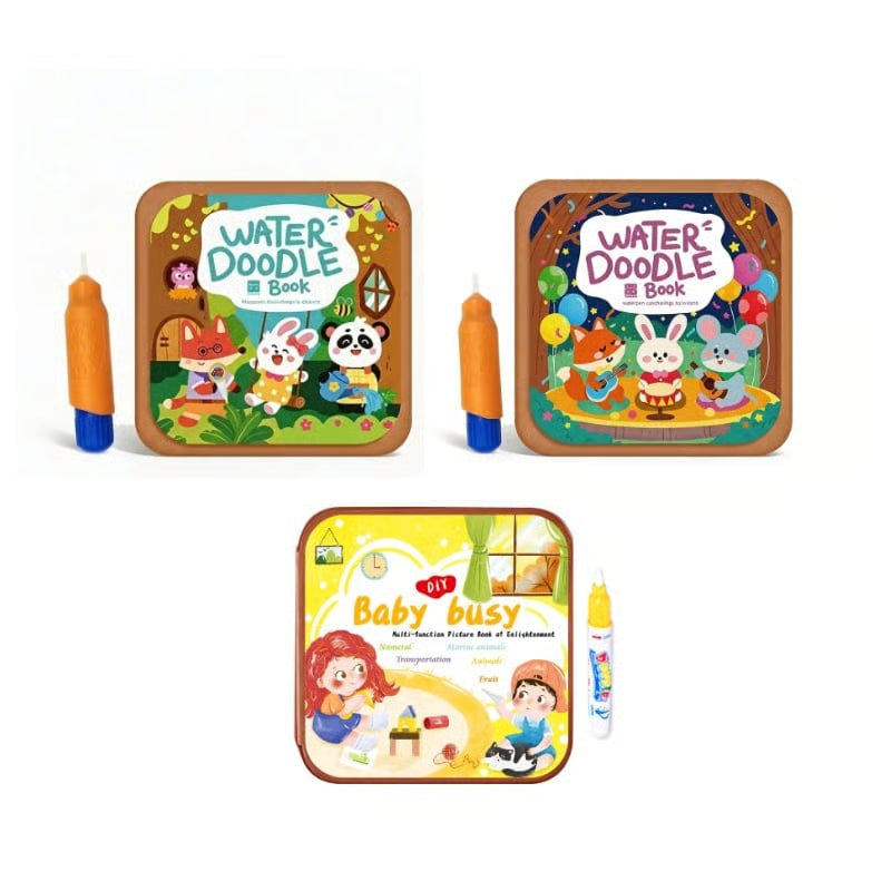 🔥LAST DAY 50% OFF - Reusable Magic Water Doodle Books for Kids