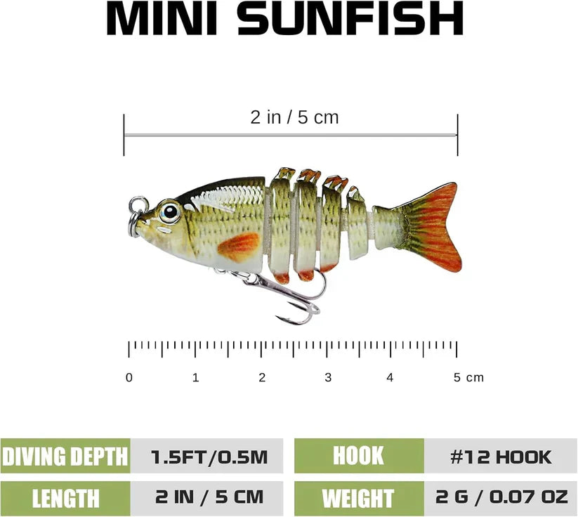 🐟Lifelike Fishing Lures for Freshwater and Saltwate