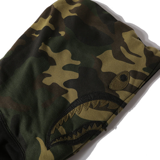 BAPE Camo Shark Zipper Hoodies