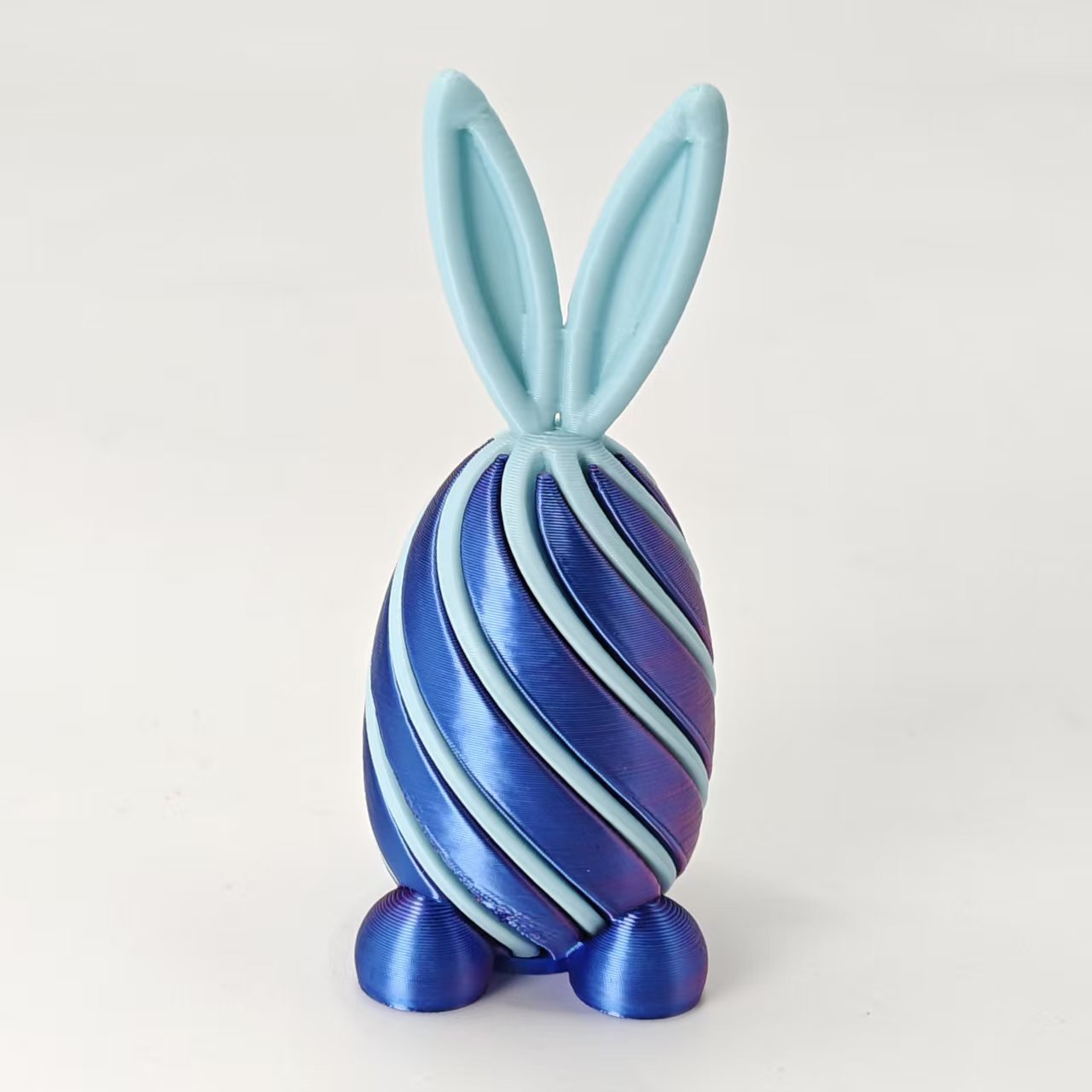 🐰🎉 3D Printed Easter Bunny Egg Fun Rotating Toy