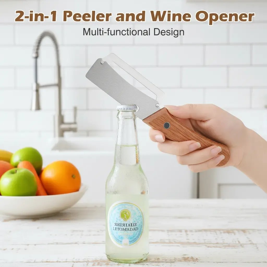 🔥 BUY 1 GET 1 FREE | 2-in-1 Multi-Functional Peeler & Bottle Opener