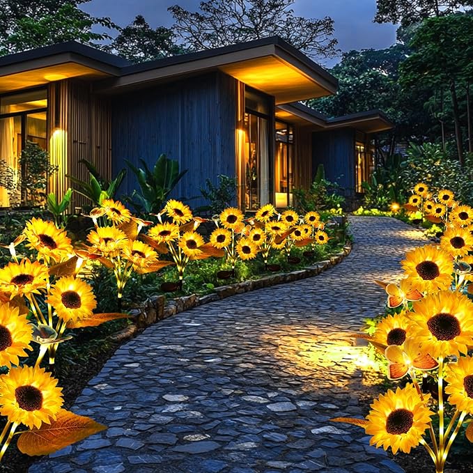 💝Mother's Day Sale 49% OFF💝- Solar LED Sunflower Garden Lights