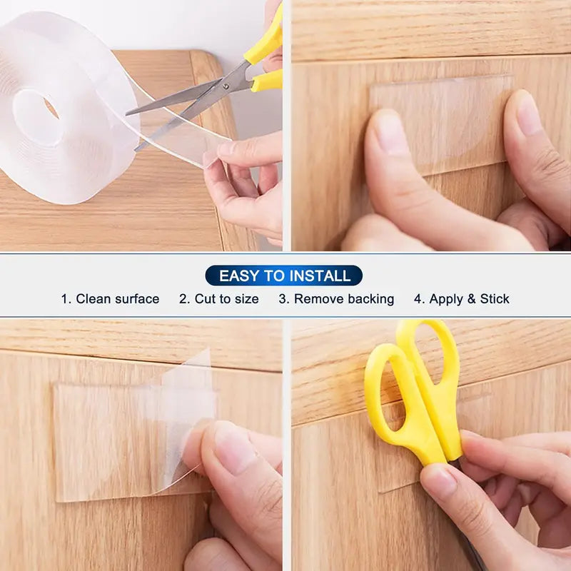✨🔄Ultra-strong Double Sided Adhesive Nano Tape