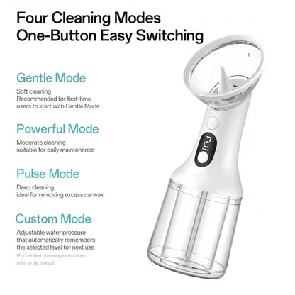 No More Risky Ear Cleaning! Safe Electric Ear Wax Remover