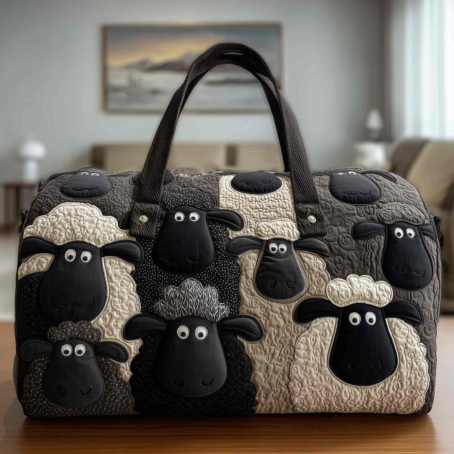 Sheep Haven Quilted Duffle Bag GFTONL5154
