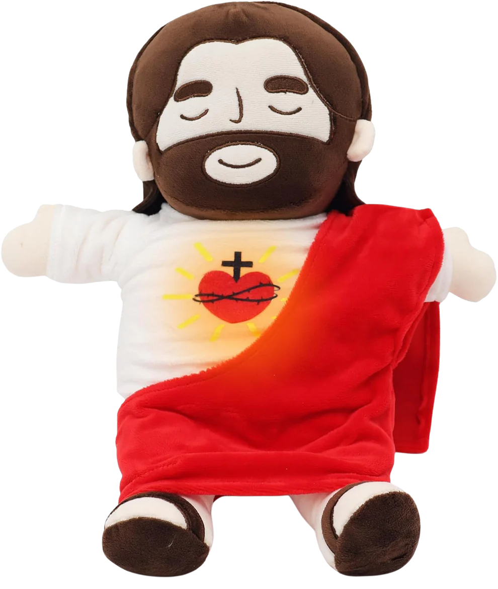 🔥Last Day 49% OFF - 💕🎁Soft Breathing Jesus Plush