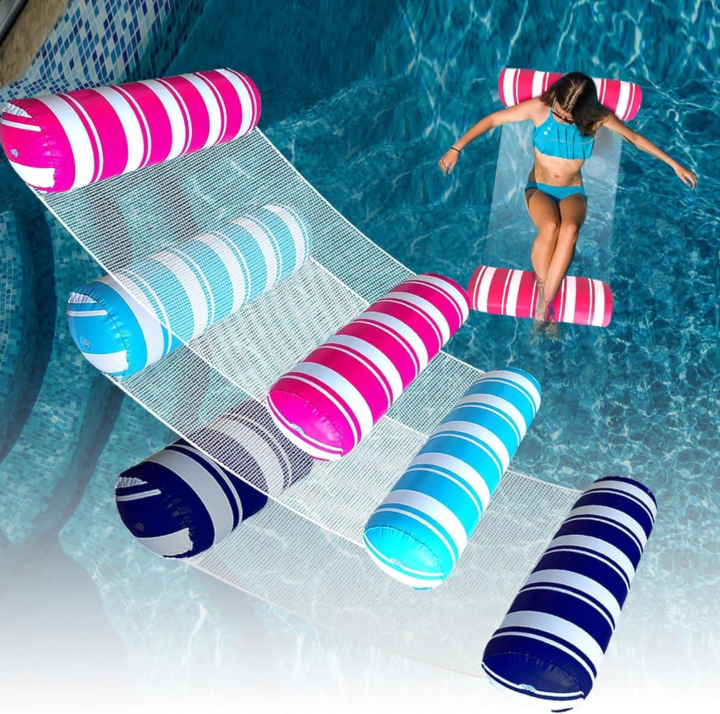 🔥Flash Sale 49% OFF🔥Inflatable Pool Floats Adult Size Water Hammock🛟