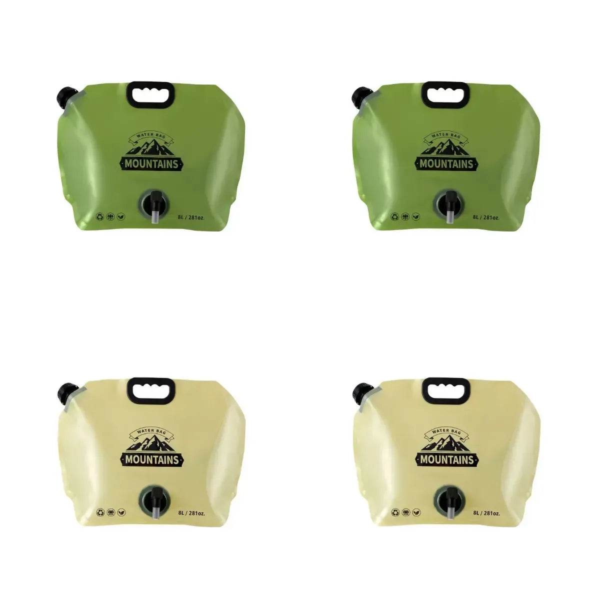🔥LAST DAY 55% OFF 🔥2pcs Heavy-Duty 8L Water Carriers | Collapsible & Reusable for Outdoor Travel