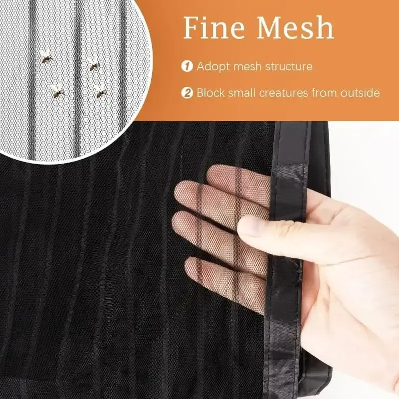 🔥2026 HOT SALE🏠🔥Breathable Mesh Curtain with Hands-Free Magnetic Closure