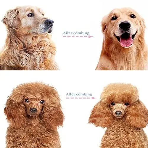 🐾 FLASH SALE: 50% OFF! ✨ Double-Sided Deshedding Pet Brush – Dual-Sided, Ergonomic & Gentle for Dogs & Cats 🐶