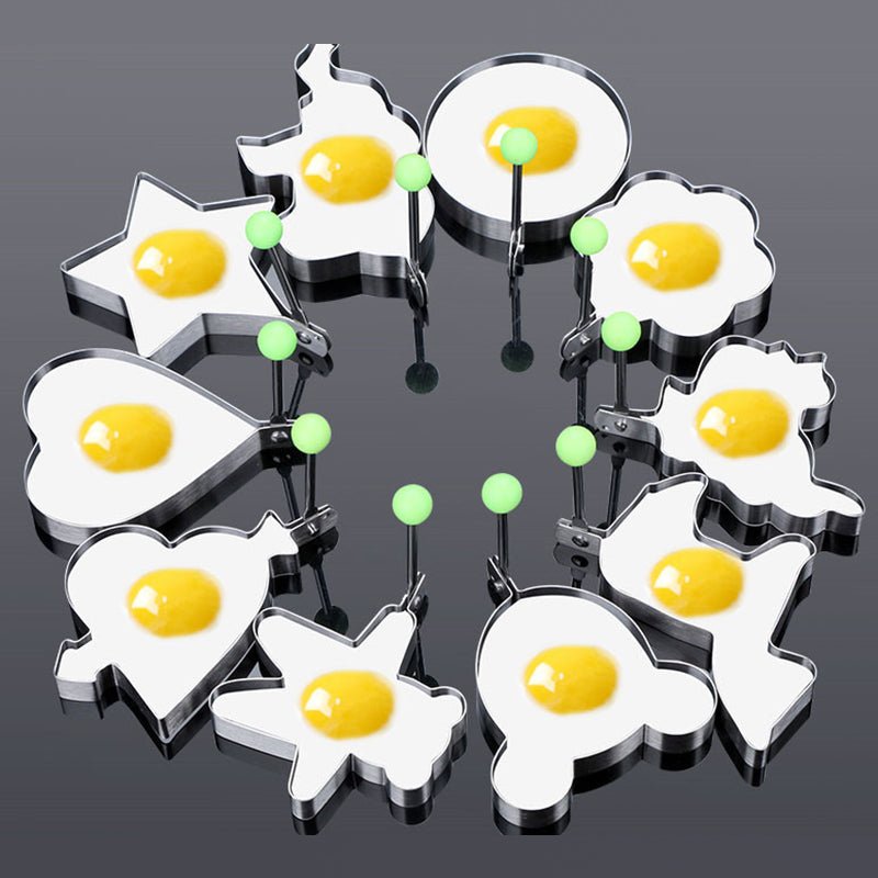 🍳Breakfast Boiled Egg Mold - Set of 5 with Brush