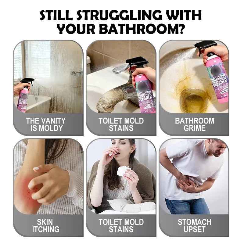 ⚡50K+ SOLD💕Multi-Surface Bathroom Cleaner for Mold & Limescale🛁