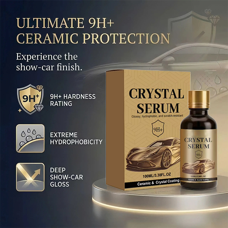 💎 Buy 5 Get 5 Free!💝Ceramic Car Coating Kit - Deep Gloss, 9H+ Hardness & Extreme Hydrophobic Sh