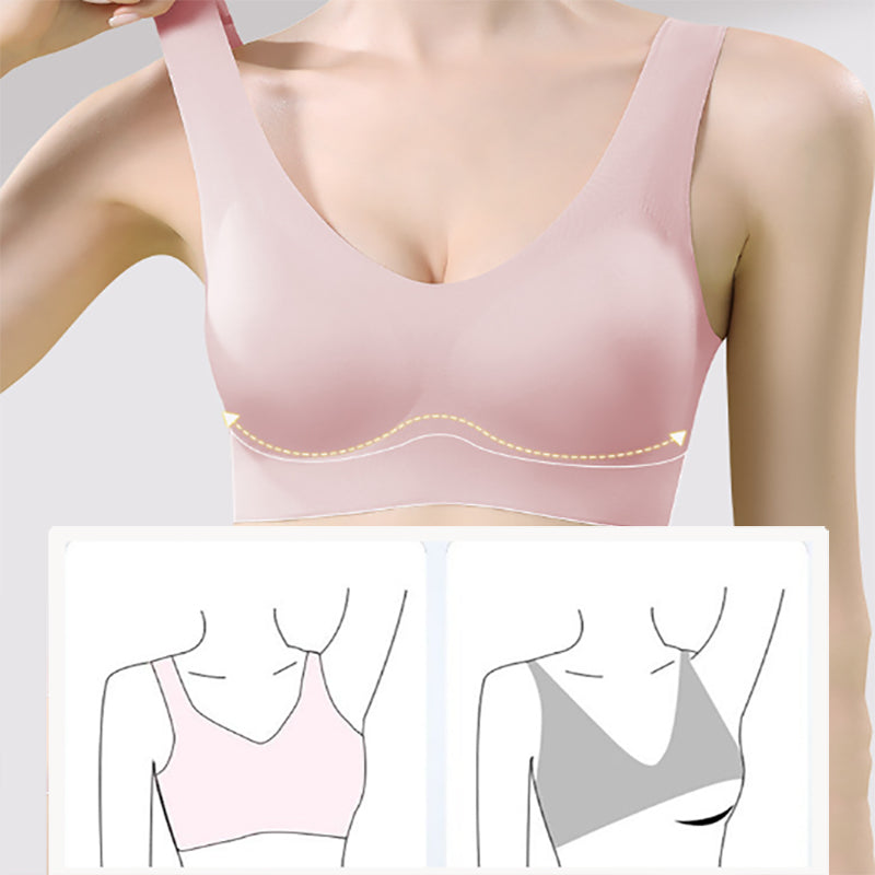 Seamless, Comfortable One-Piece Push-Up Bra