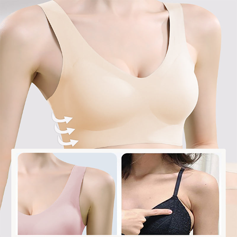 Seamless, Comfortable One-Piece Push-Up Bra